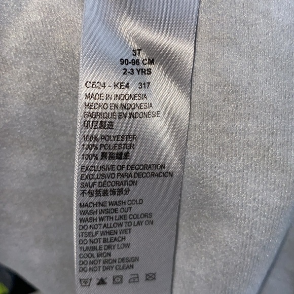 Nike Little Boys Outerwear Light Jacket Size 3T Black Grey Green - Picture 9 of 9